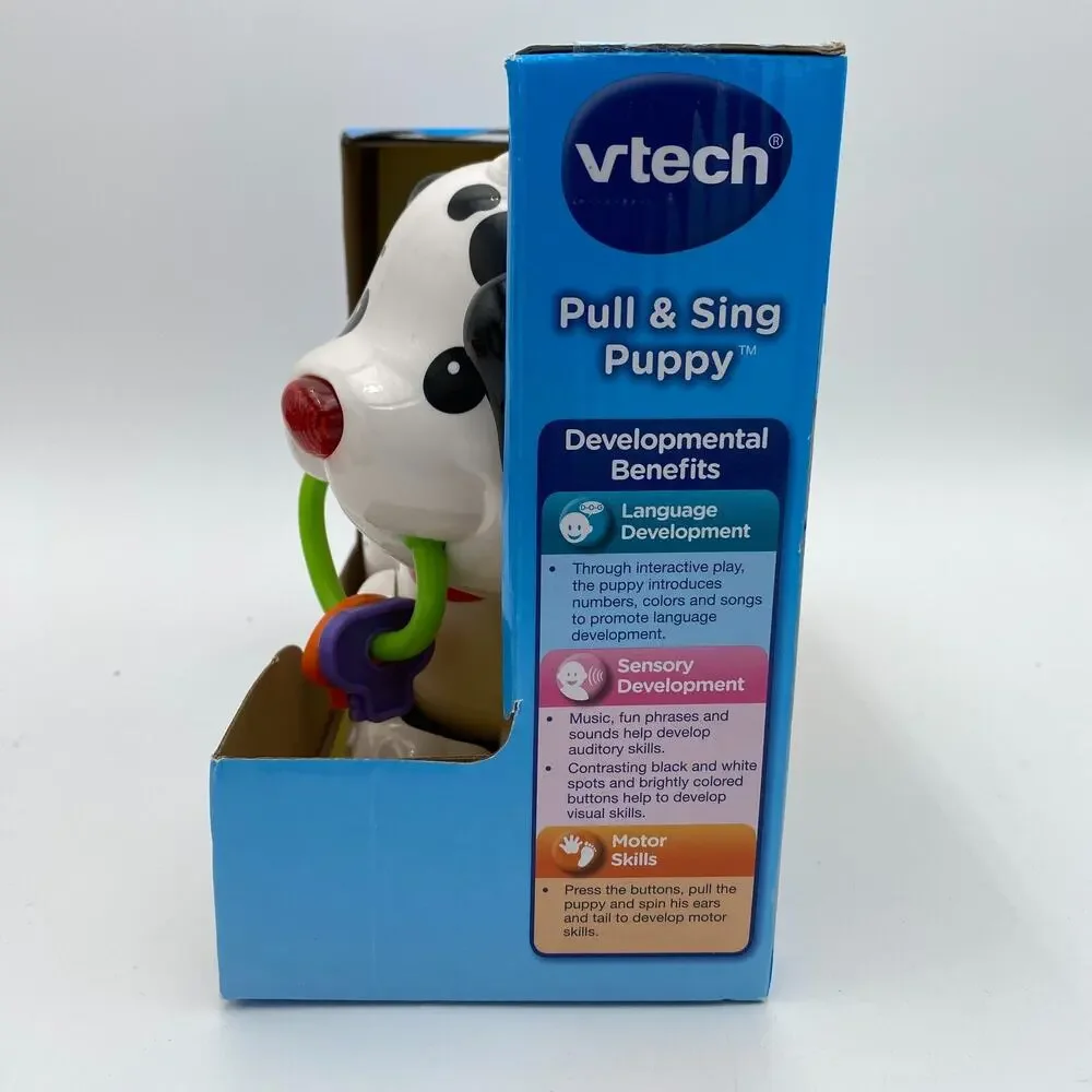 VTech Baby Pull and Sing Puppy Teaches 6-36 months New In Box